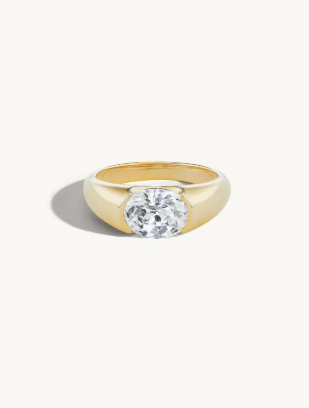 Oval Cut Signet Ring sold by Sophie Ratner