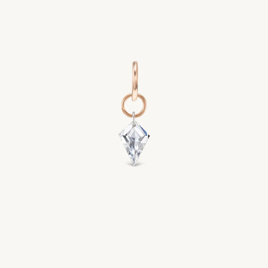 Large Kite Pierced Diamond Charm for Chains sold by Sophie Ratner product image thumbnail 3