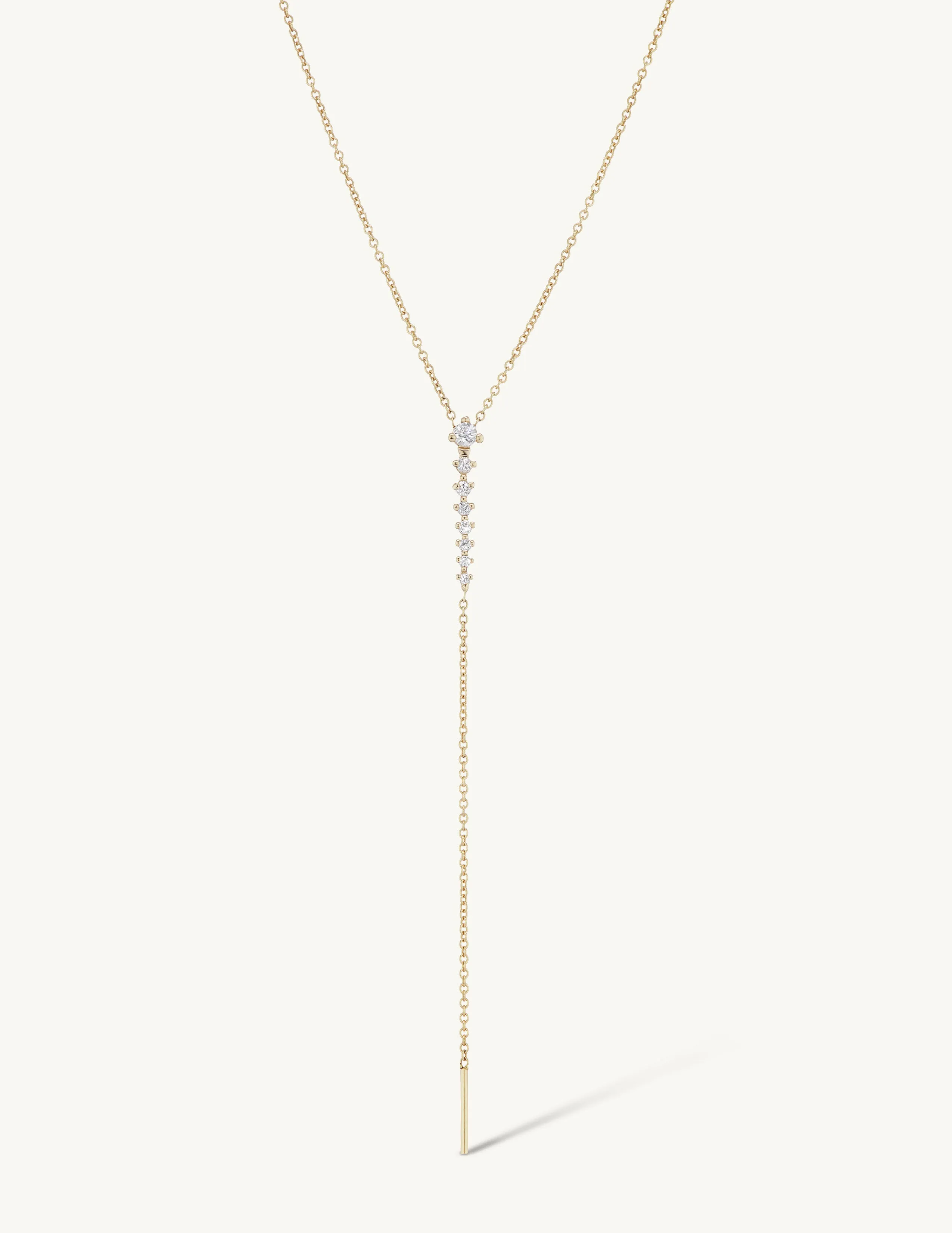 Vertebrae Drop Lariat Necklace sold by Sophie Ratner