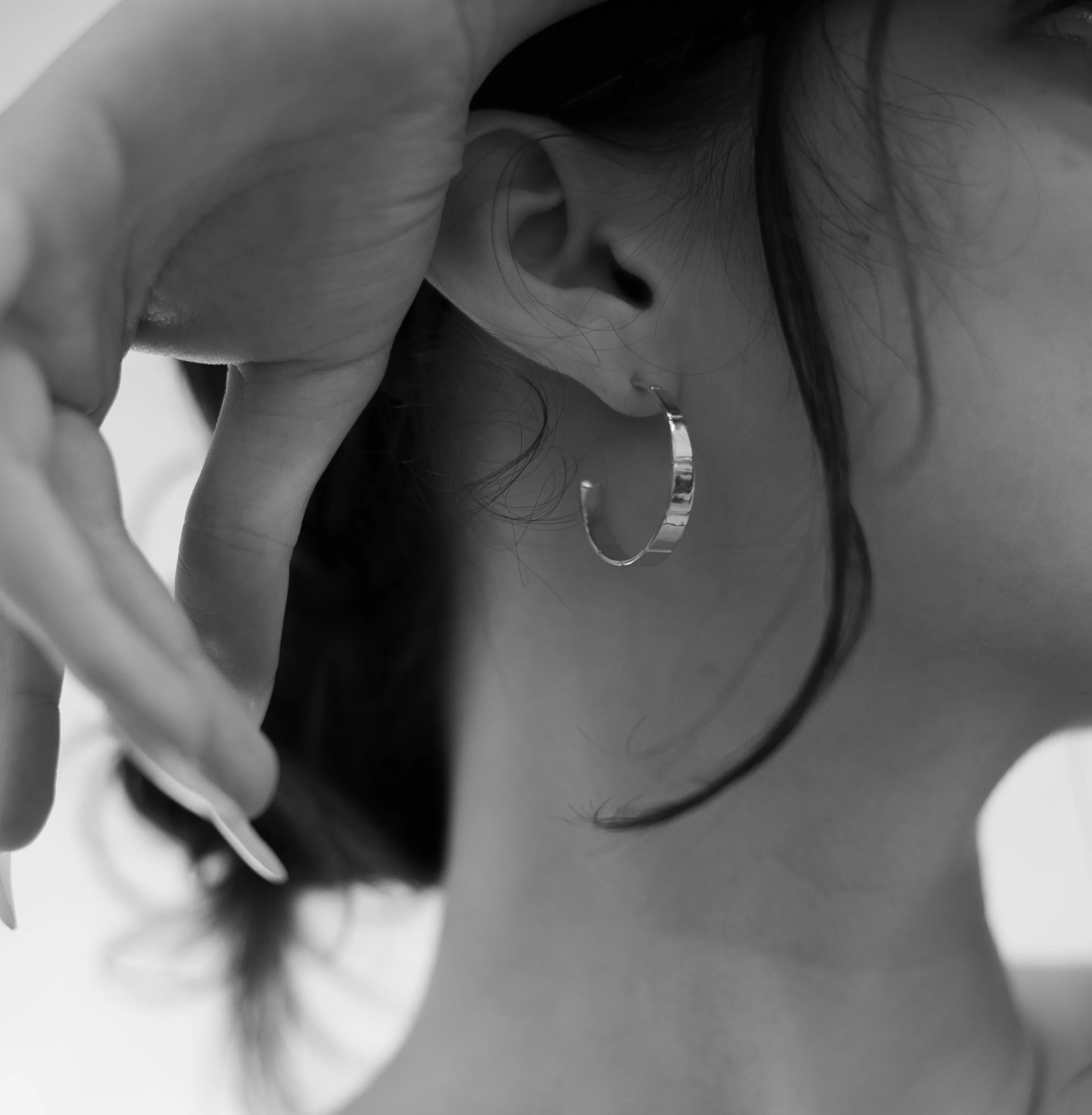 Grand Ridged Hoops sold by Sophie Ratner product image thumbnail 5