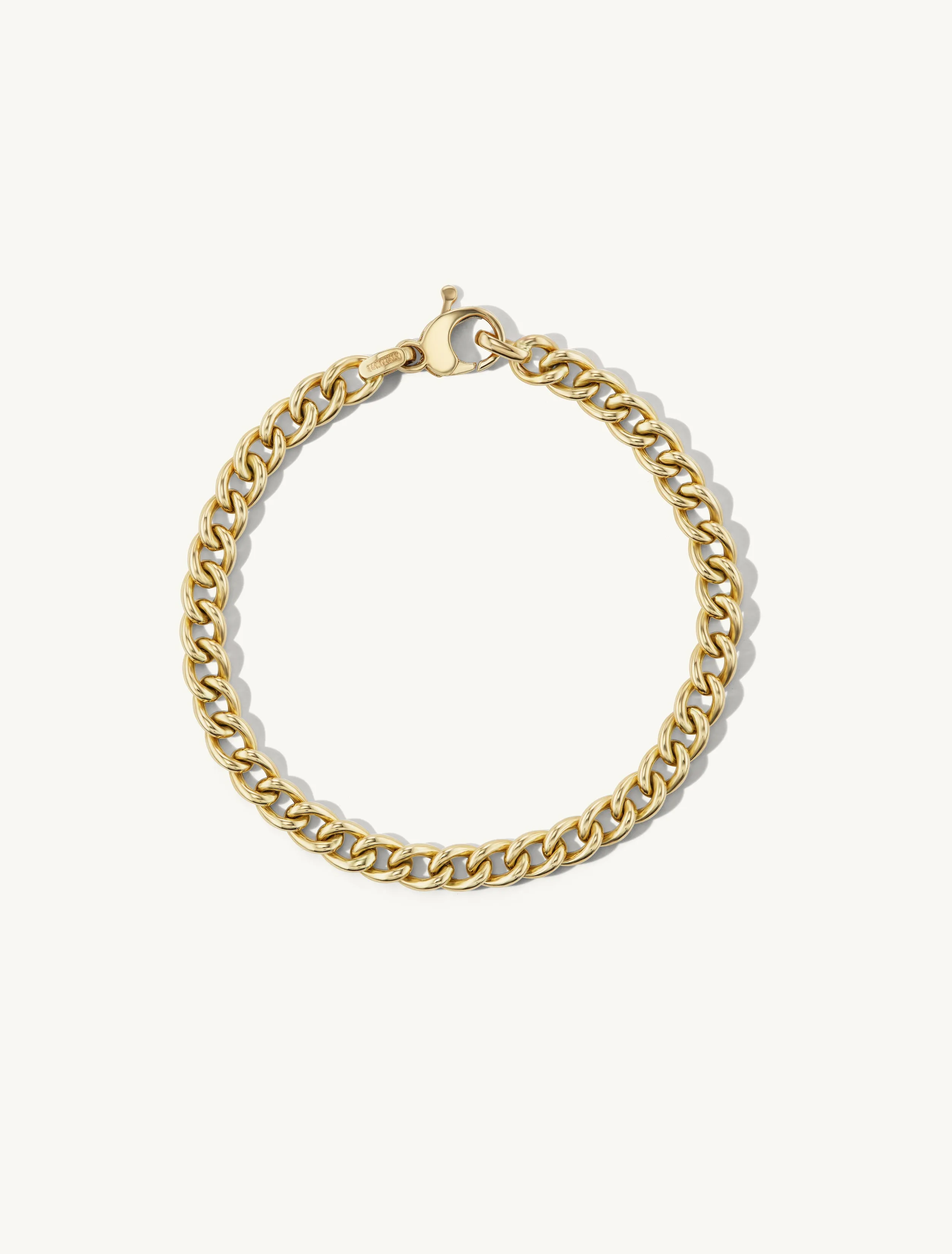 Elongated Cuban Chain Bracelet sold by Sophie Ratner