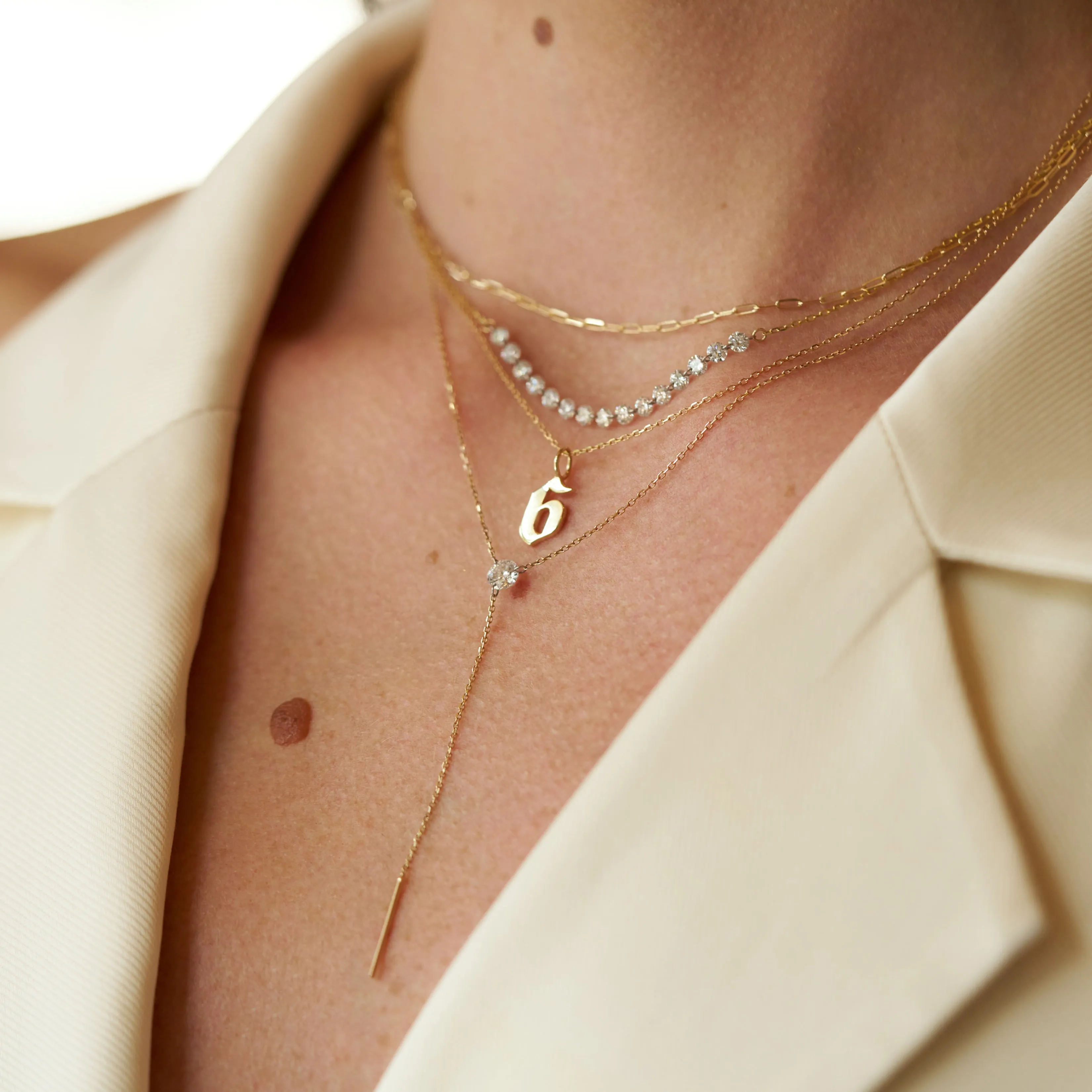 Flutter Chain Necklace sold by Sophie Ratner product image thumbnail 4