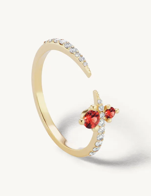 Birthstone Pave Apex Ring sold by Sophie Ratner