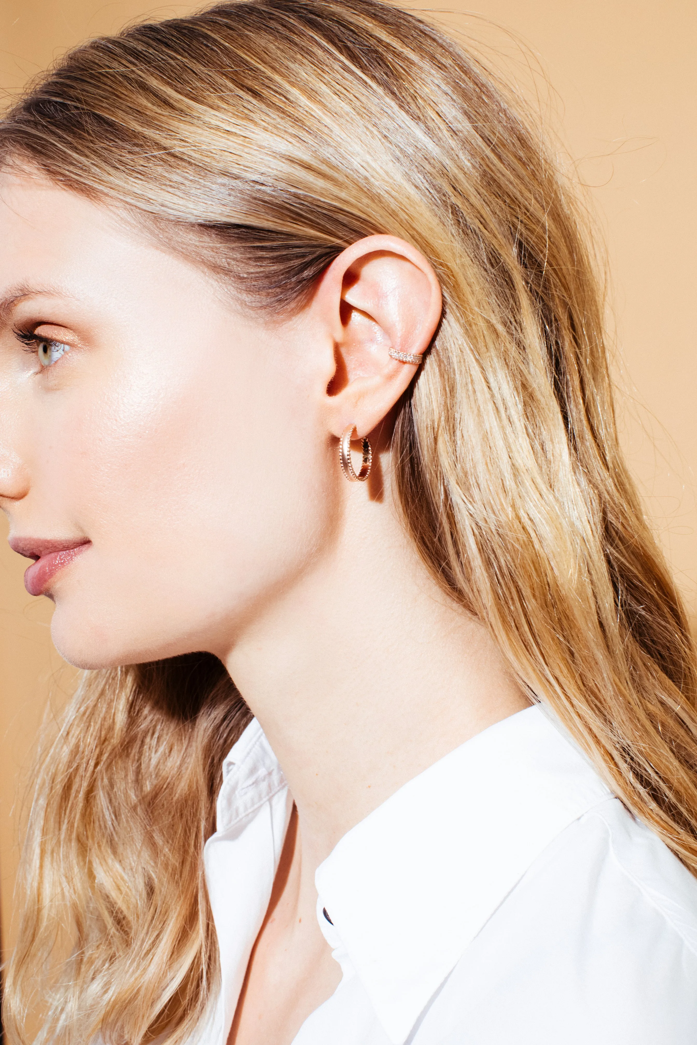 Embedded Diamond Ear Cuff sold by Sophie Ratner product image thumbnail 2