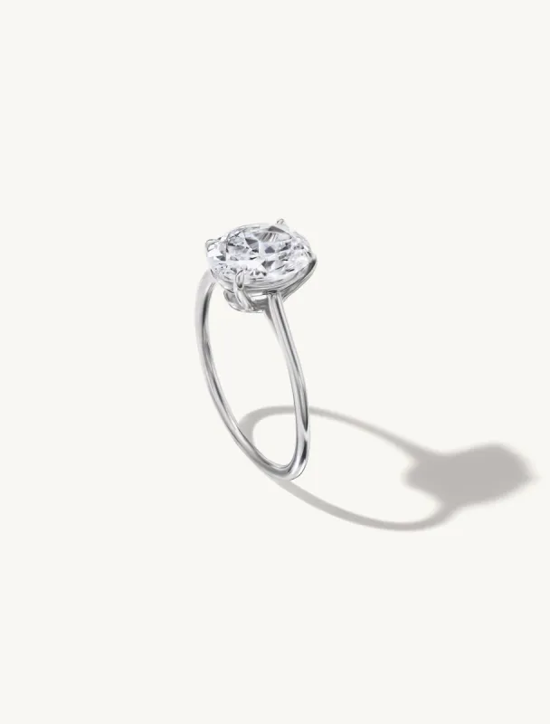 Floating Oval Engagement Try-On Ring sold by Sophie Ratner