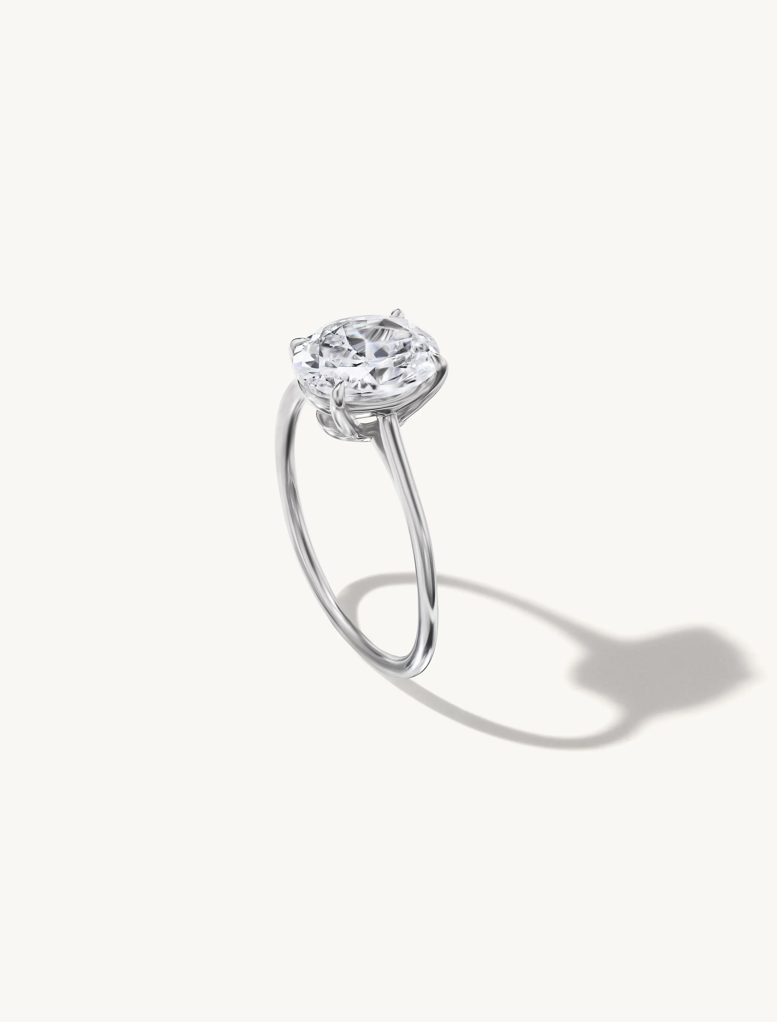 Floating Oval Engagement Try-On Ring sold by Sophie Ratner