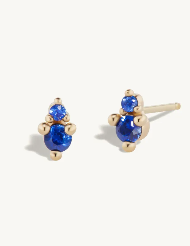 Sapphire Duo Studs sold by Sophie Ratner
