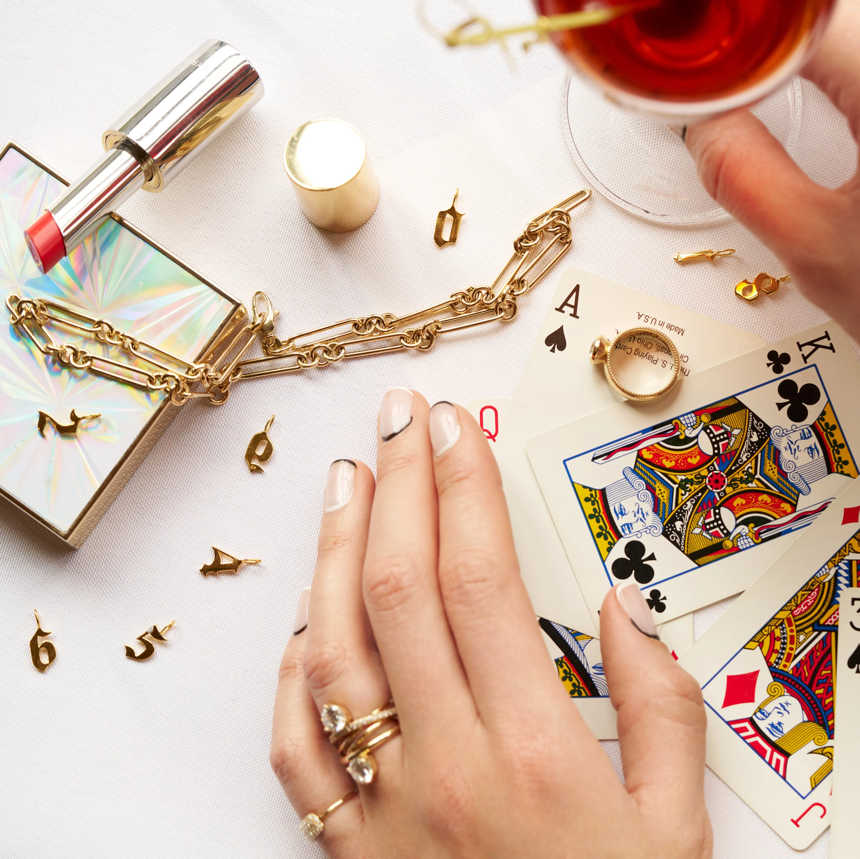 Bonne Chance Necklace Charm Zero sold by Sophie Ratner product image thumbnail 3