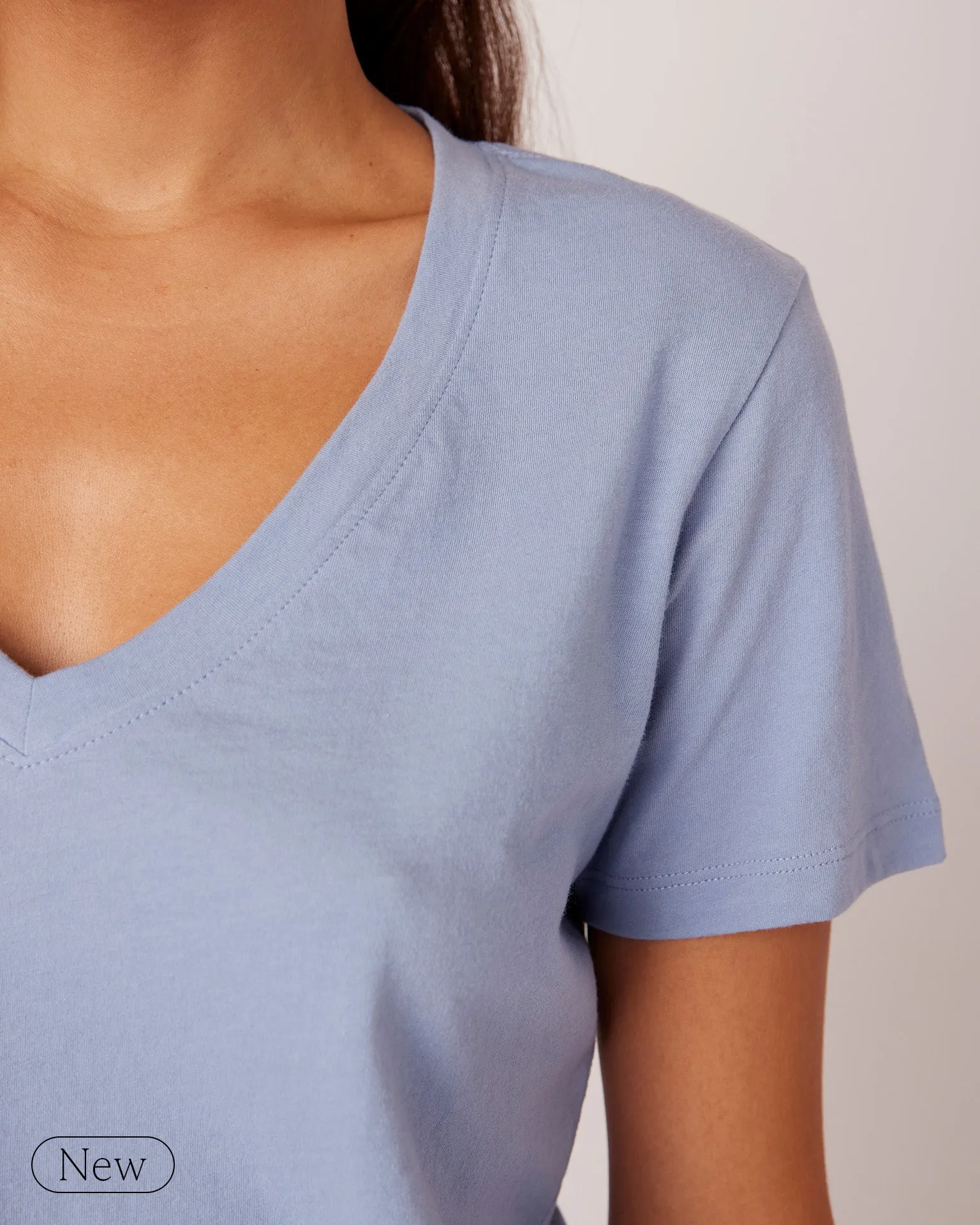 Charleston V Neck Tee sold by The Wheat Collection product image thumbnail 2