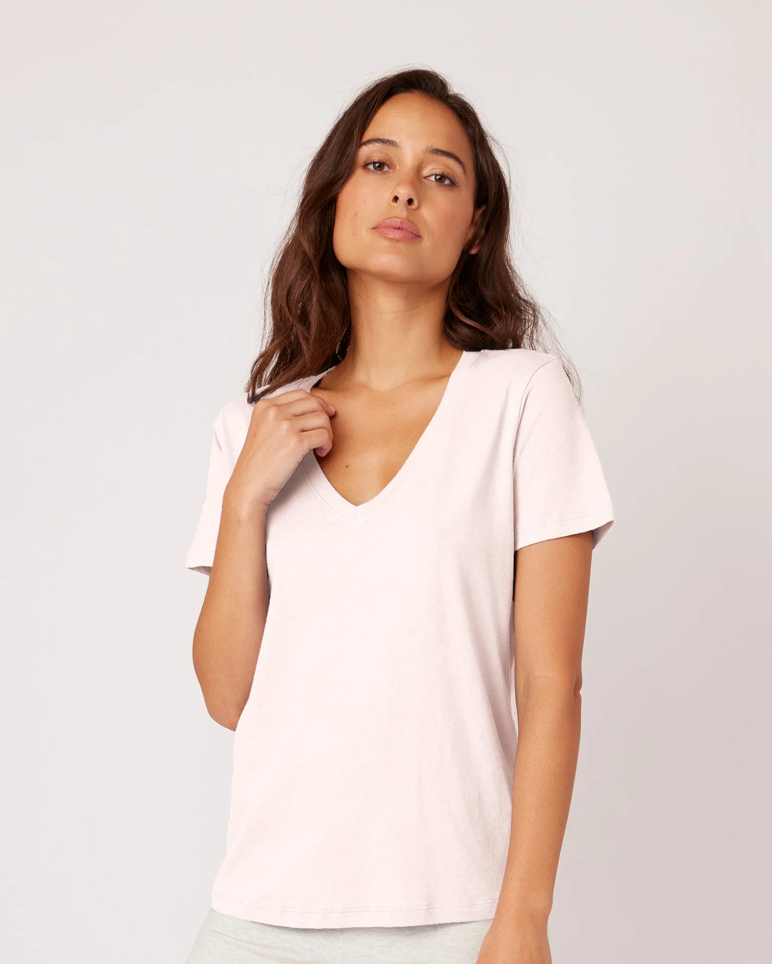 Charleston V Neck Tee sold by The Wheat Collection product image thumbnail 4