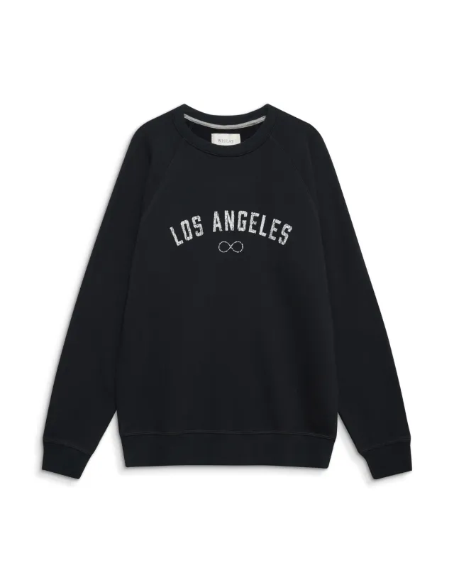 Los Angeles Forever Unisex Sweatshirt - Black sold by The Wheat Collection