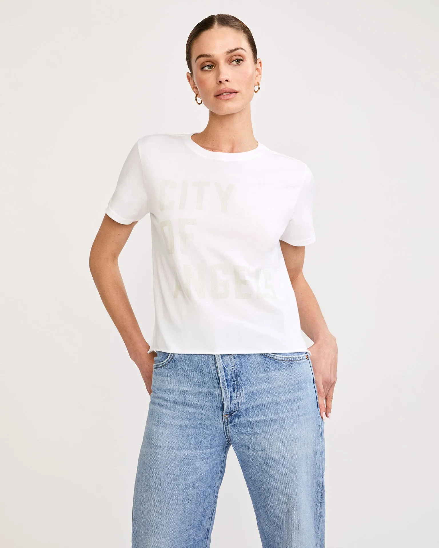 City of Angels Tee - White sold by The Wheat Collection
