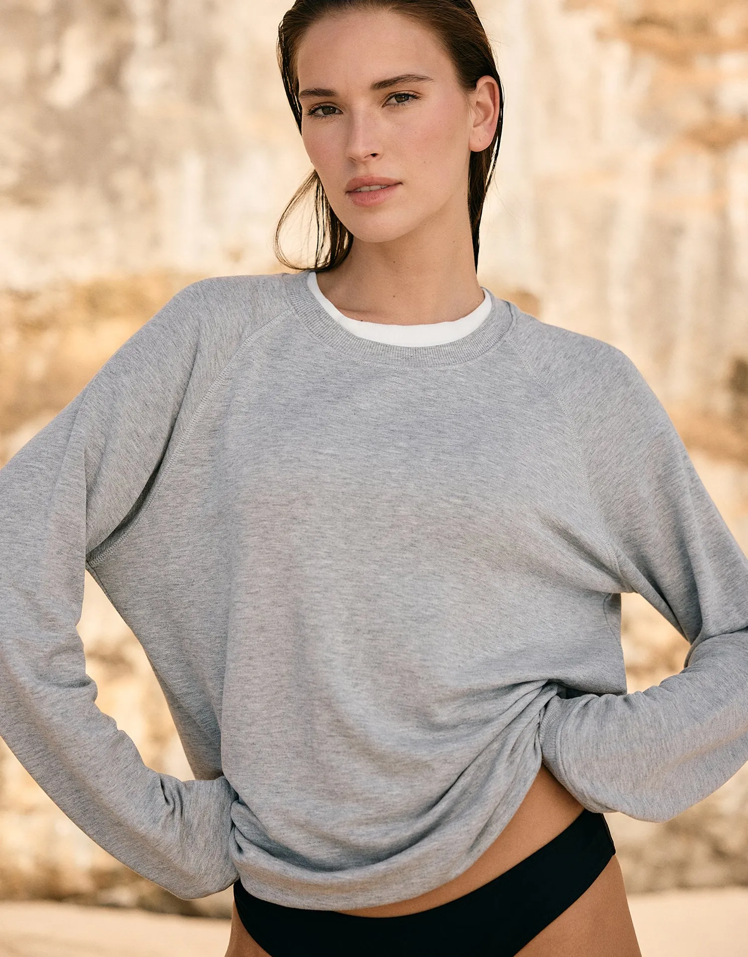 Nashville Sweatshirt - Heather Grey sold by The Wheat Collection product image thumbnail 5