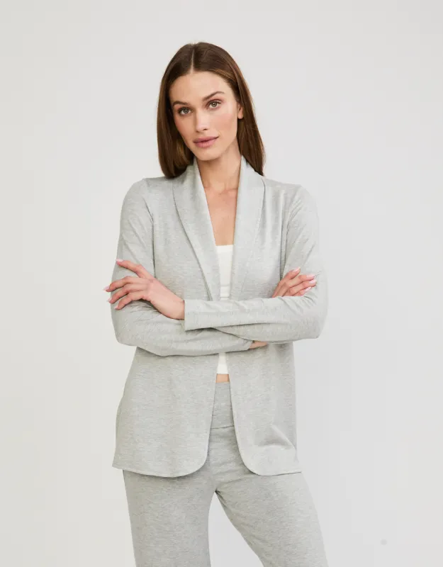 London Blazer - Heather Grey sold by The Wheat Collection