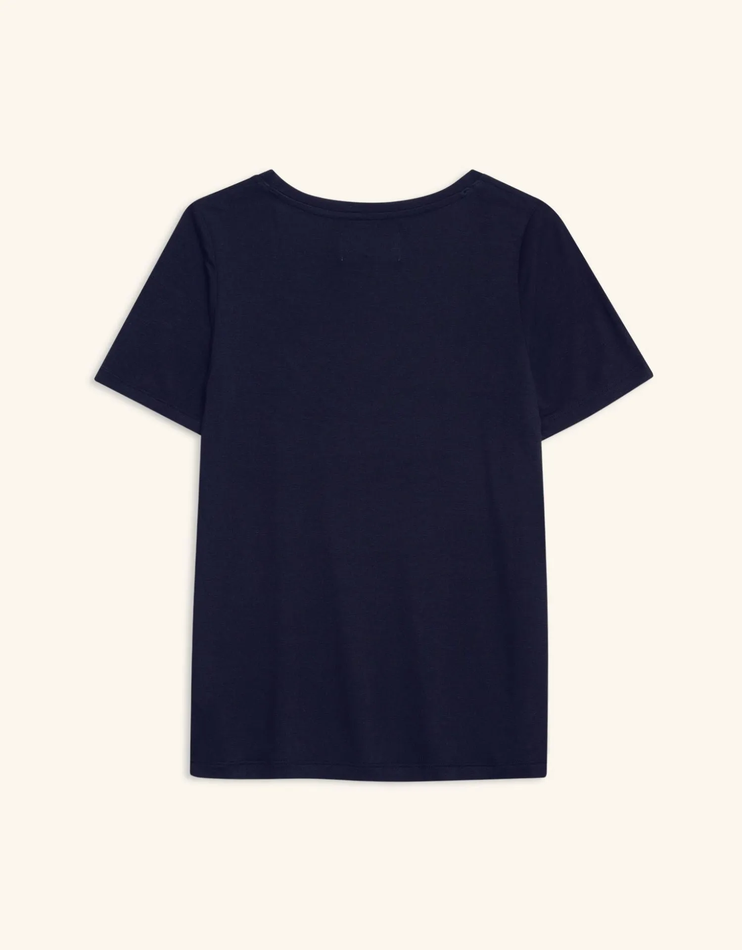 Boston Scoop Neck Tee - Navy sold by The Wheat Collection product image thumbnail 5