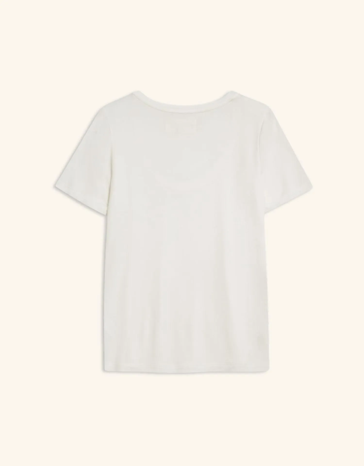 Boston Scoop Neck Tee - White sold by The Wheat Collection product image thumbnail 5