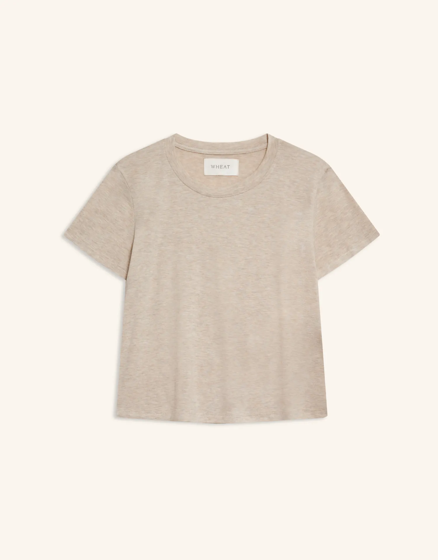 Brooklyn Tee - Oatmeal sold by The Wheat Collection product image thumbnail 4