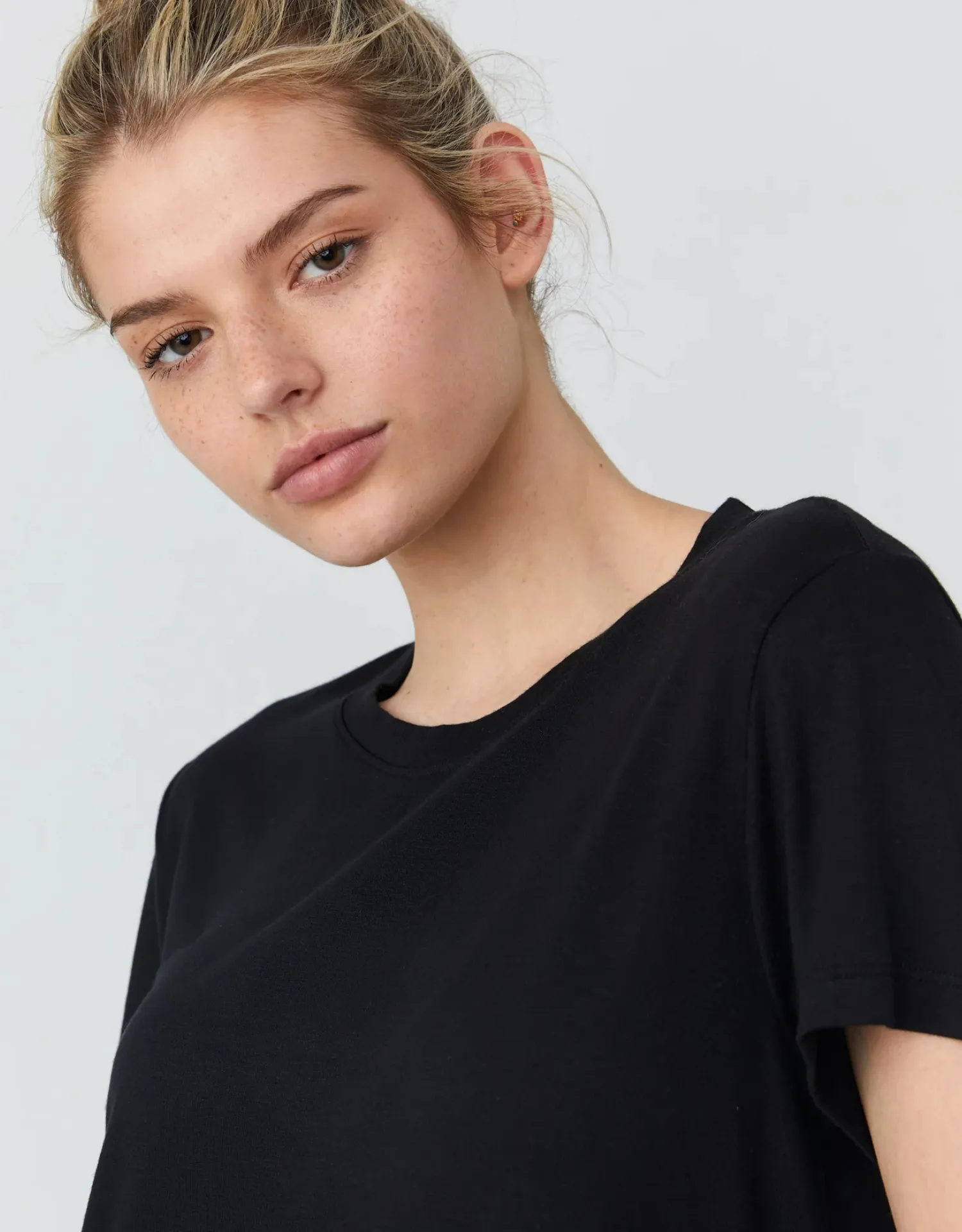 Brooklyn Tee - Black sold by The Wheat Collection product image thumbnail 3