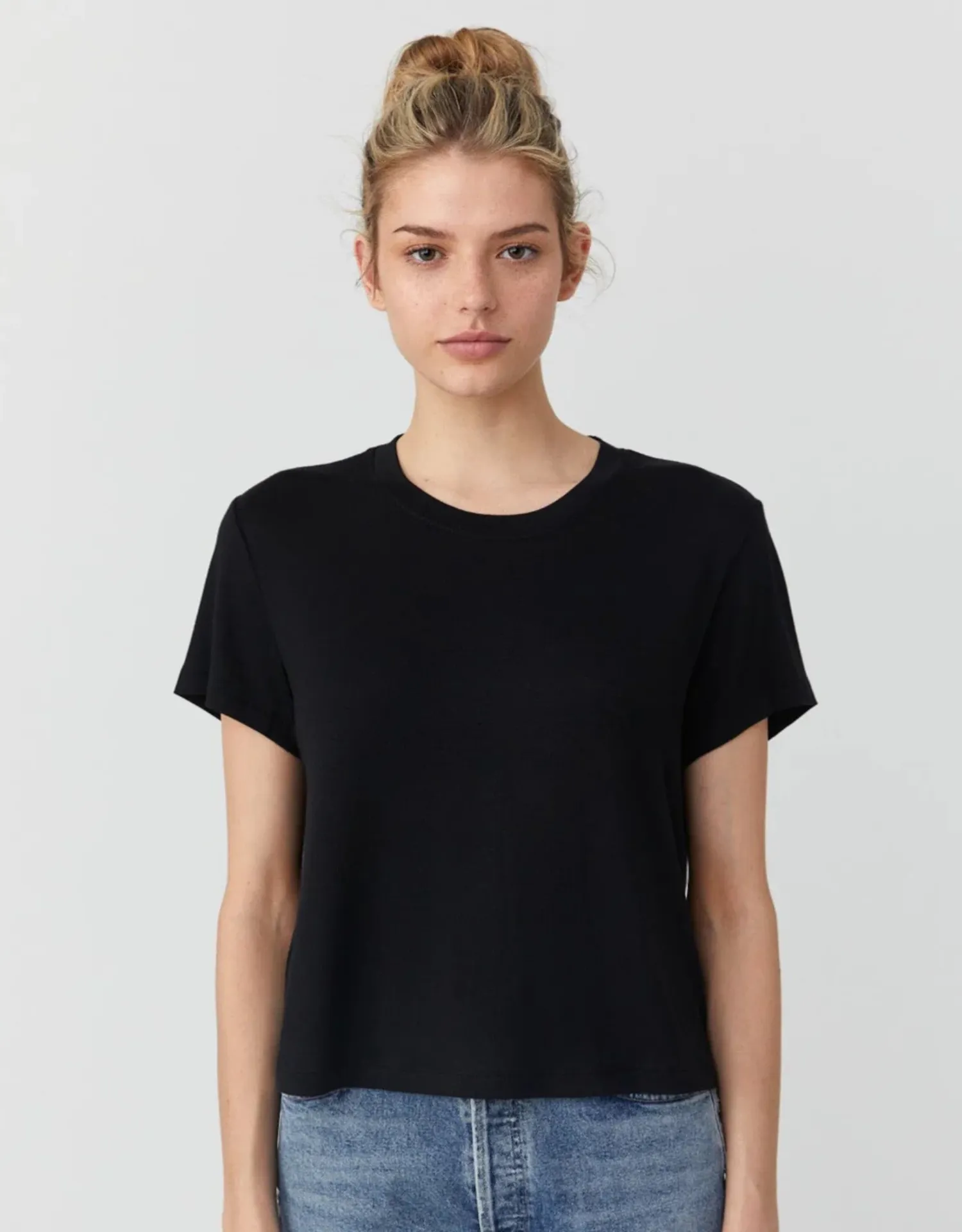 Brooklyn Tee - Black sold by The Wheat Collection