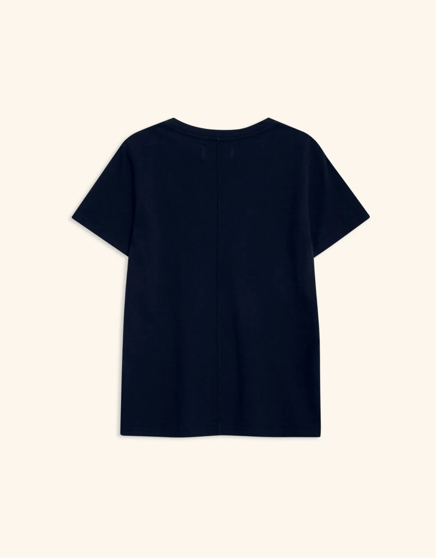 Charleston V Neck Tee - Navy sold by The Wheat Collection product image thumbnail 5