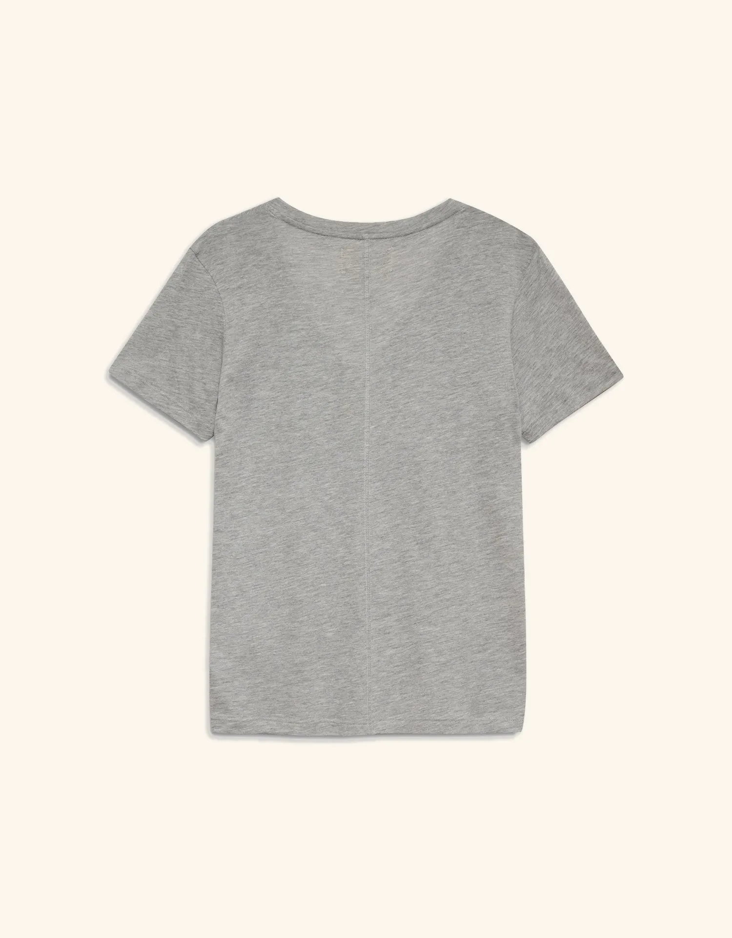 Charleston V Neck Tee - Heather Grey sold by The Wheat Collection product image thumbnail 5