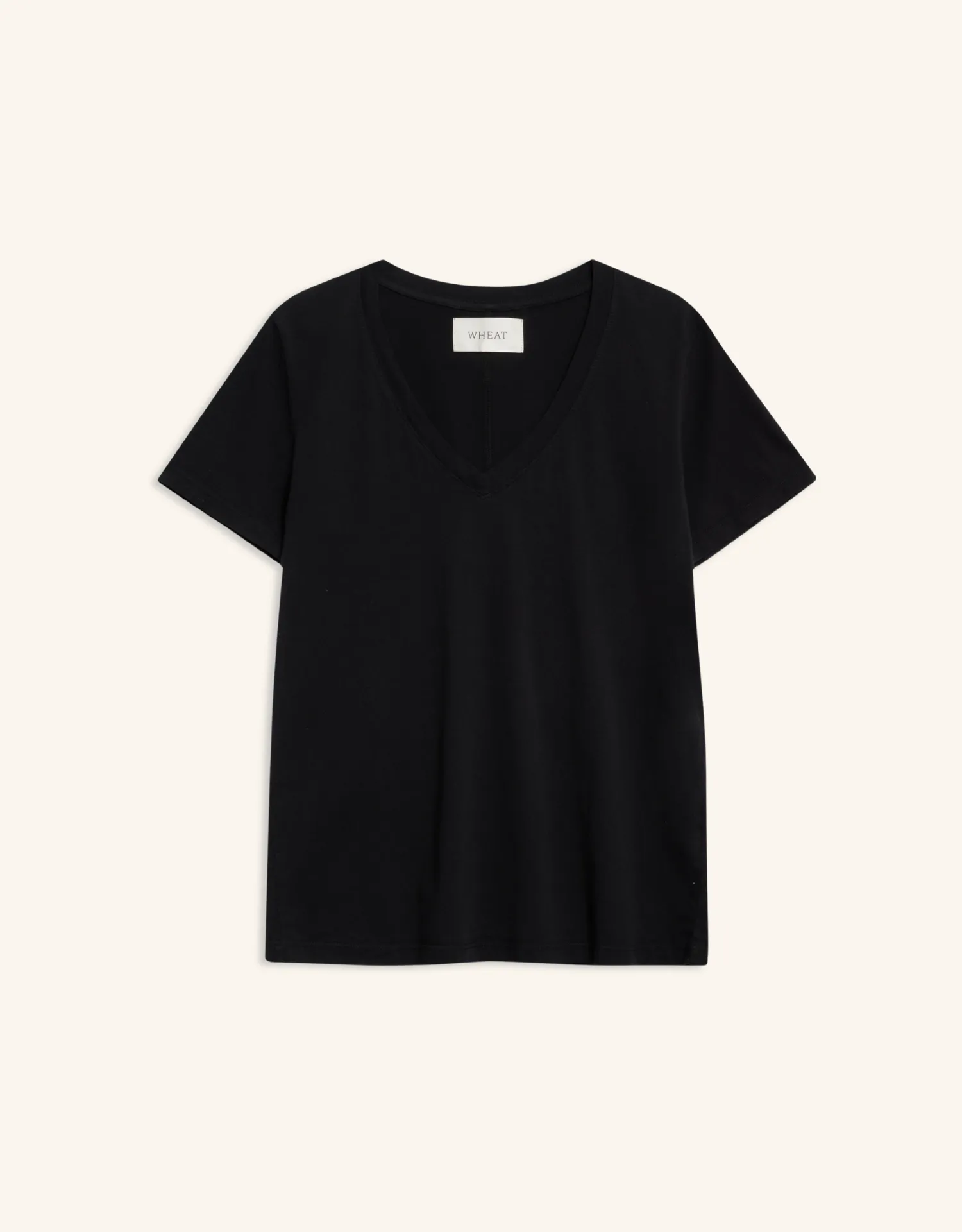 Charleston V Neck Tee - Black sold by The Wheat Collection product image thumbnail 3