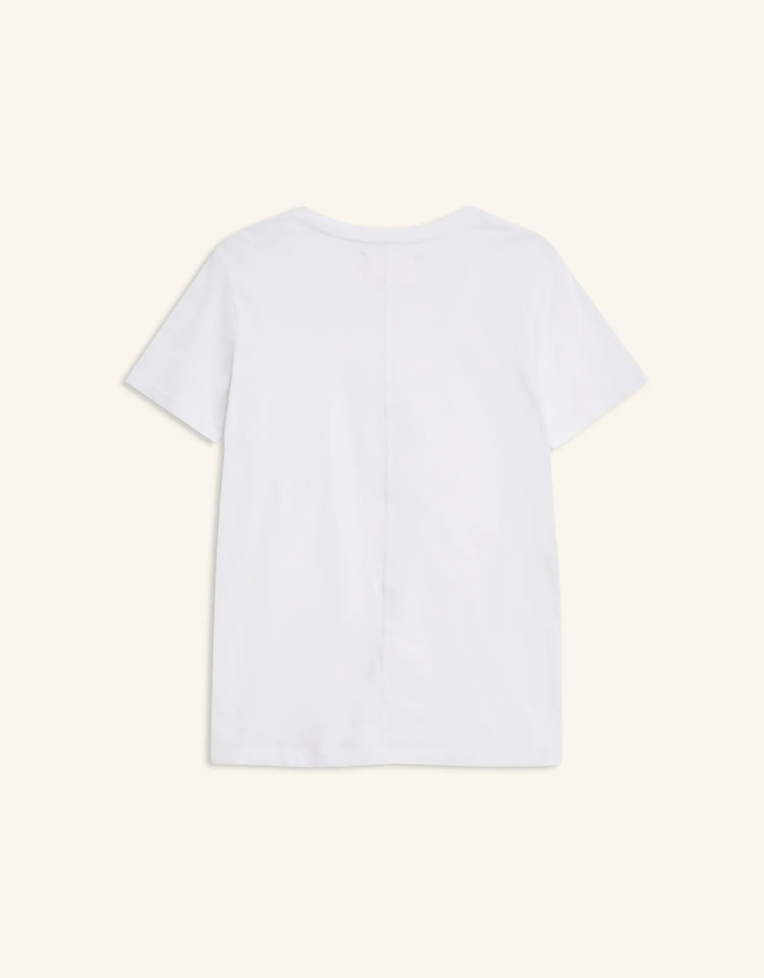 Charleston V Neck Tee - White sold by The Wheat Collection product image thumbnail 5