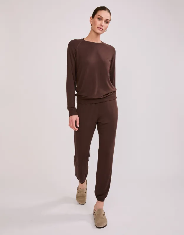 Alexandria Sweatpant - Espresso sold by The Wheat Collection