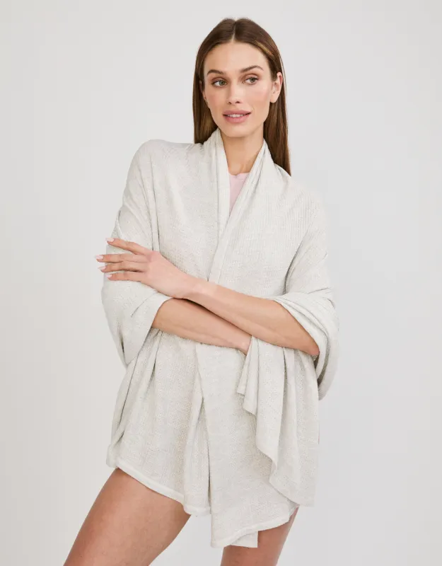 Big Sky Wrap - Heather Ash sold by The Wheat Collection