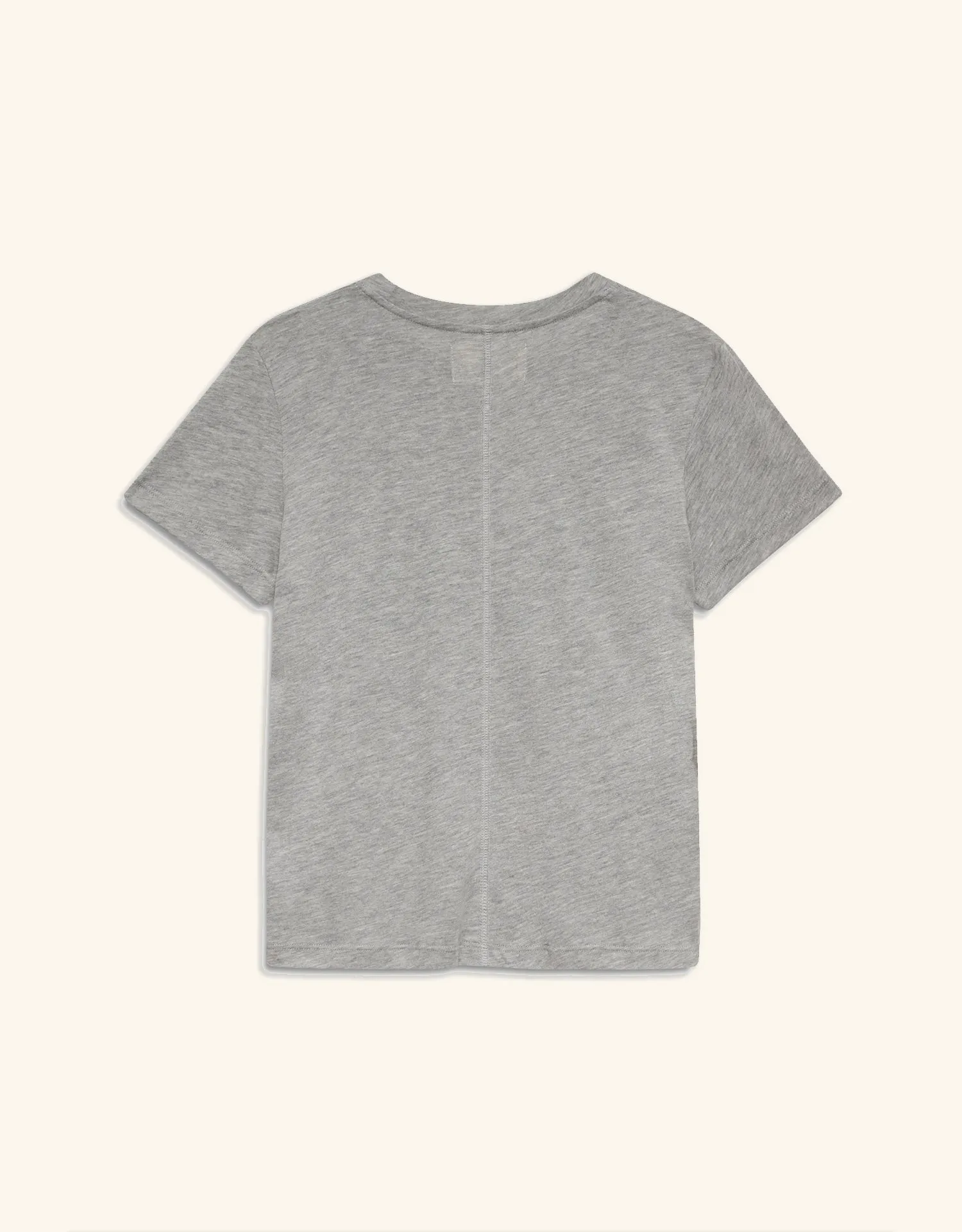Charlotte Crew Neck Tee - Heather Grey sold by The Wheat Collection product image thumbnail 5