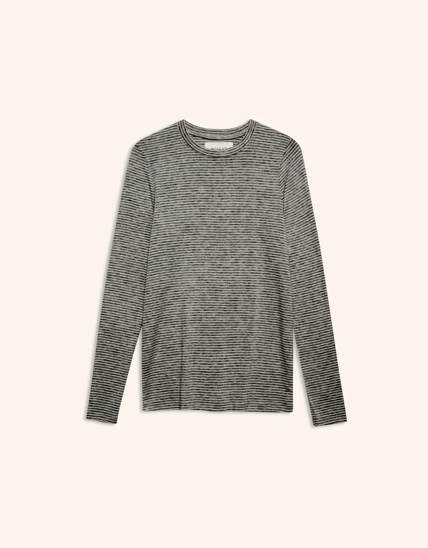 Chicago Long Sleeve - Black and White Stripe sold by The Wheat Collection product image thumbnail 4