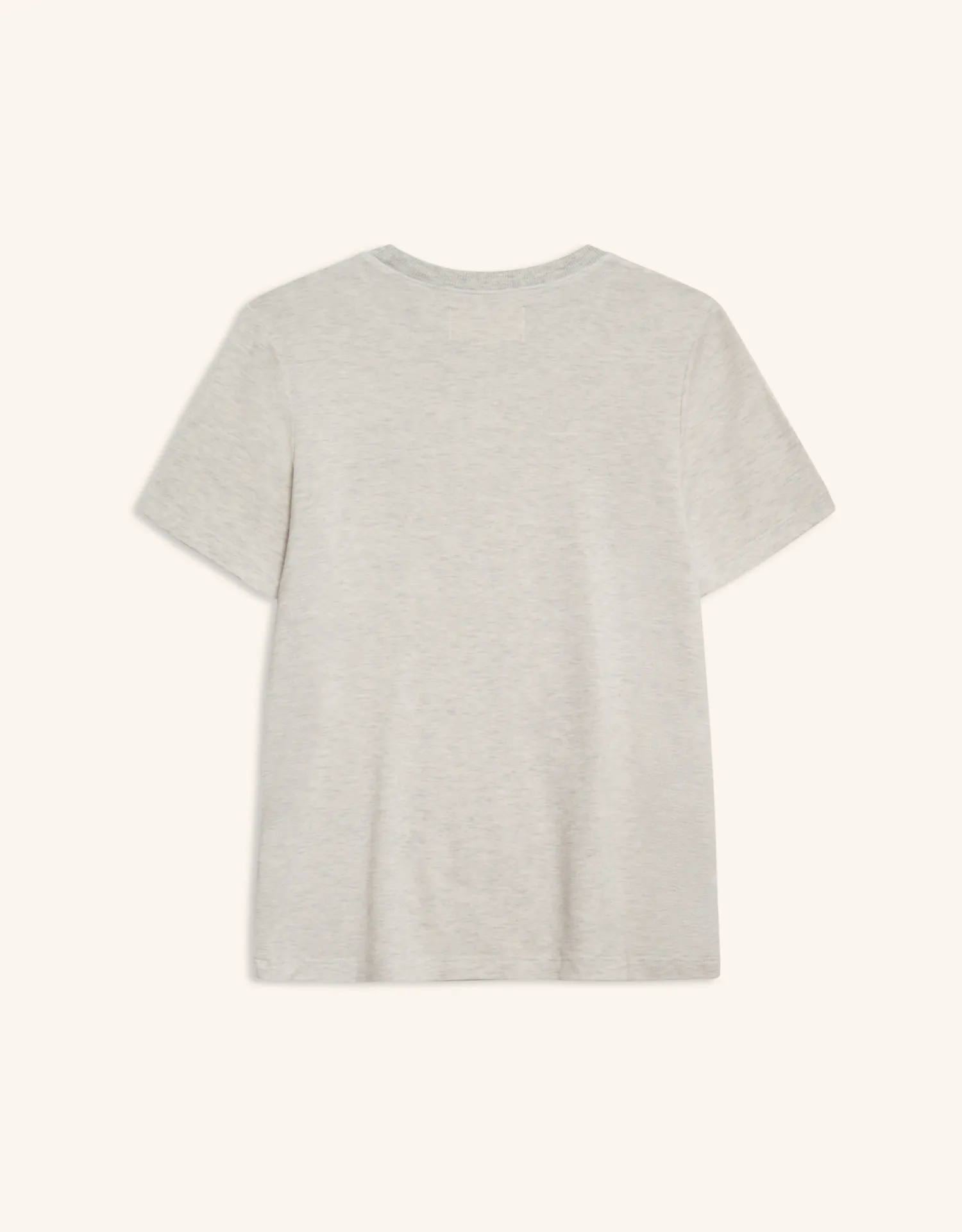 St. Tropez Crew Neck Tee - Heather Ash sold by The Wheat Collection product image thumbnail 5