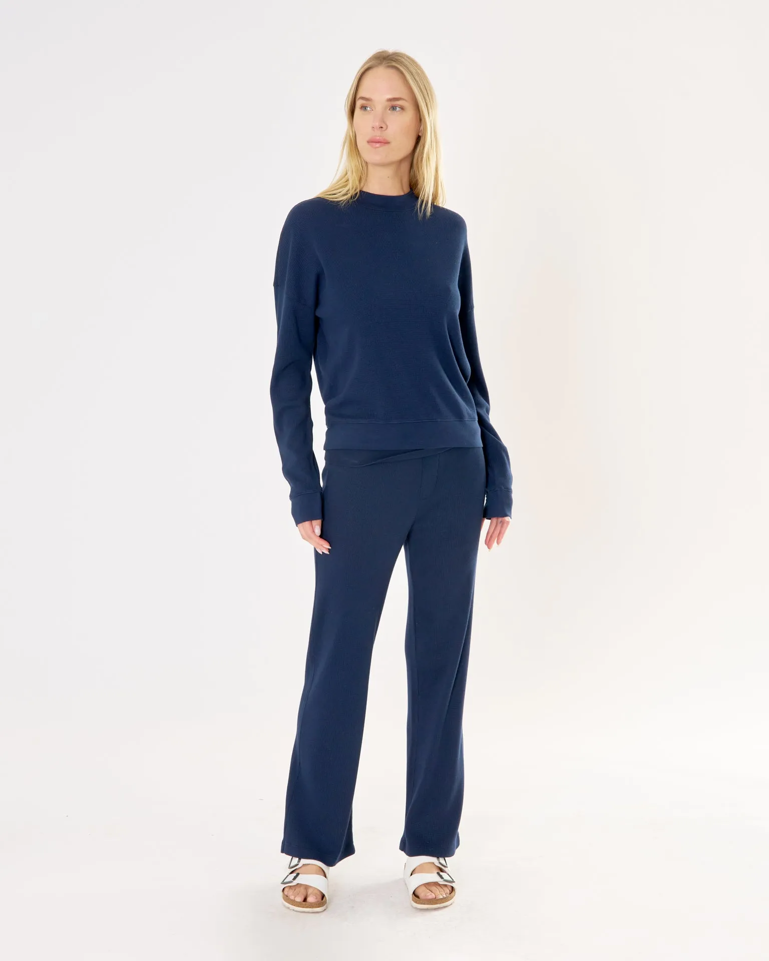 Telluride Thermal Pant - Navy sold by The Wheat Collection