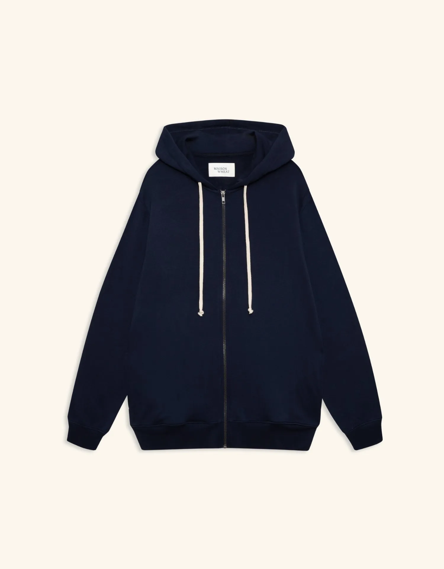 Richmond Unisex Zip Hoodie - Navy sold by The Wheat Collection product image thumbnail 4