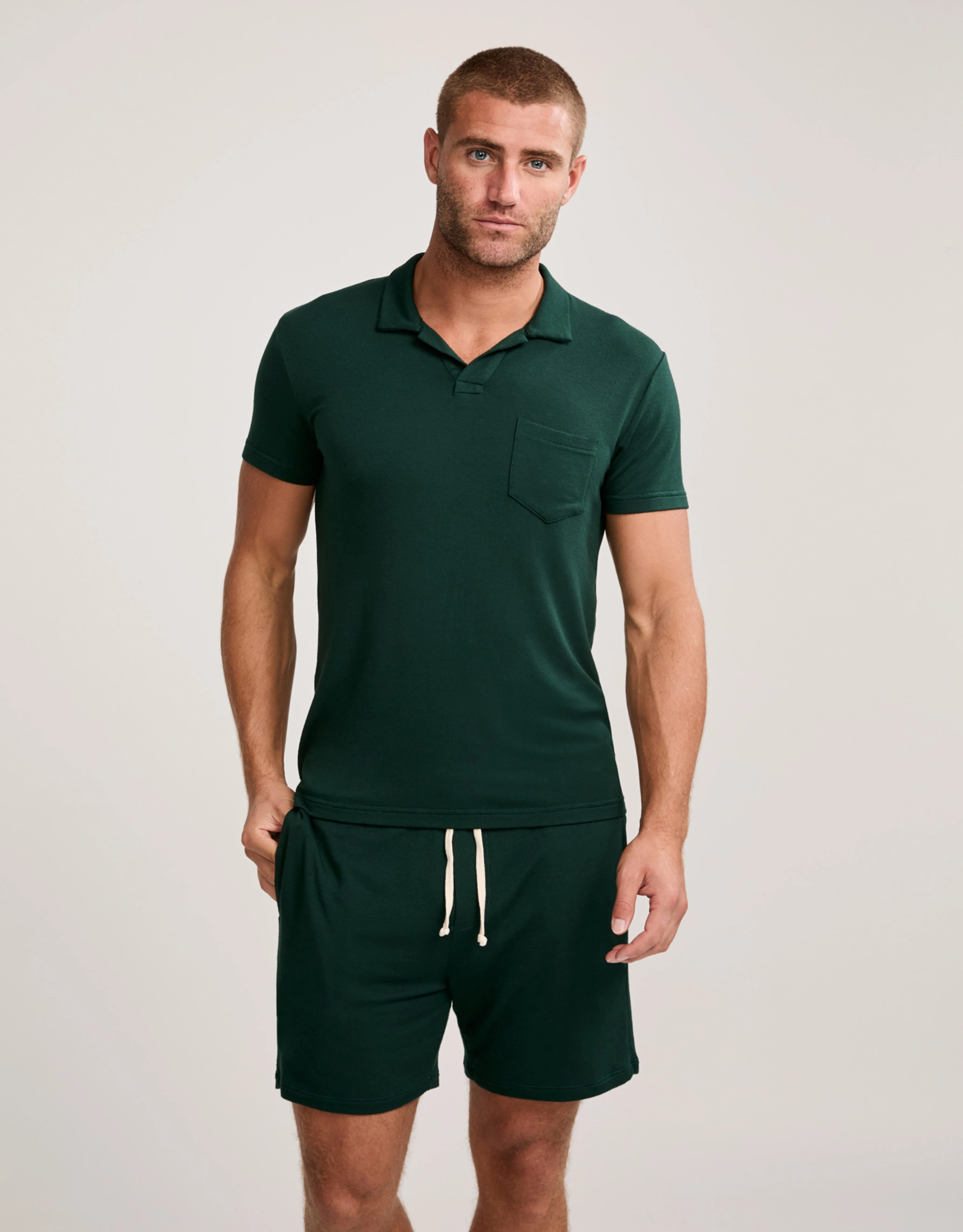 Kennebunk Polo - Pine sold by The Wheat Collection