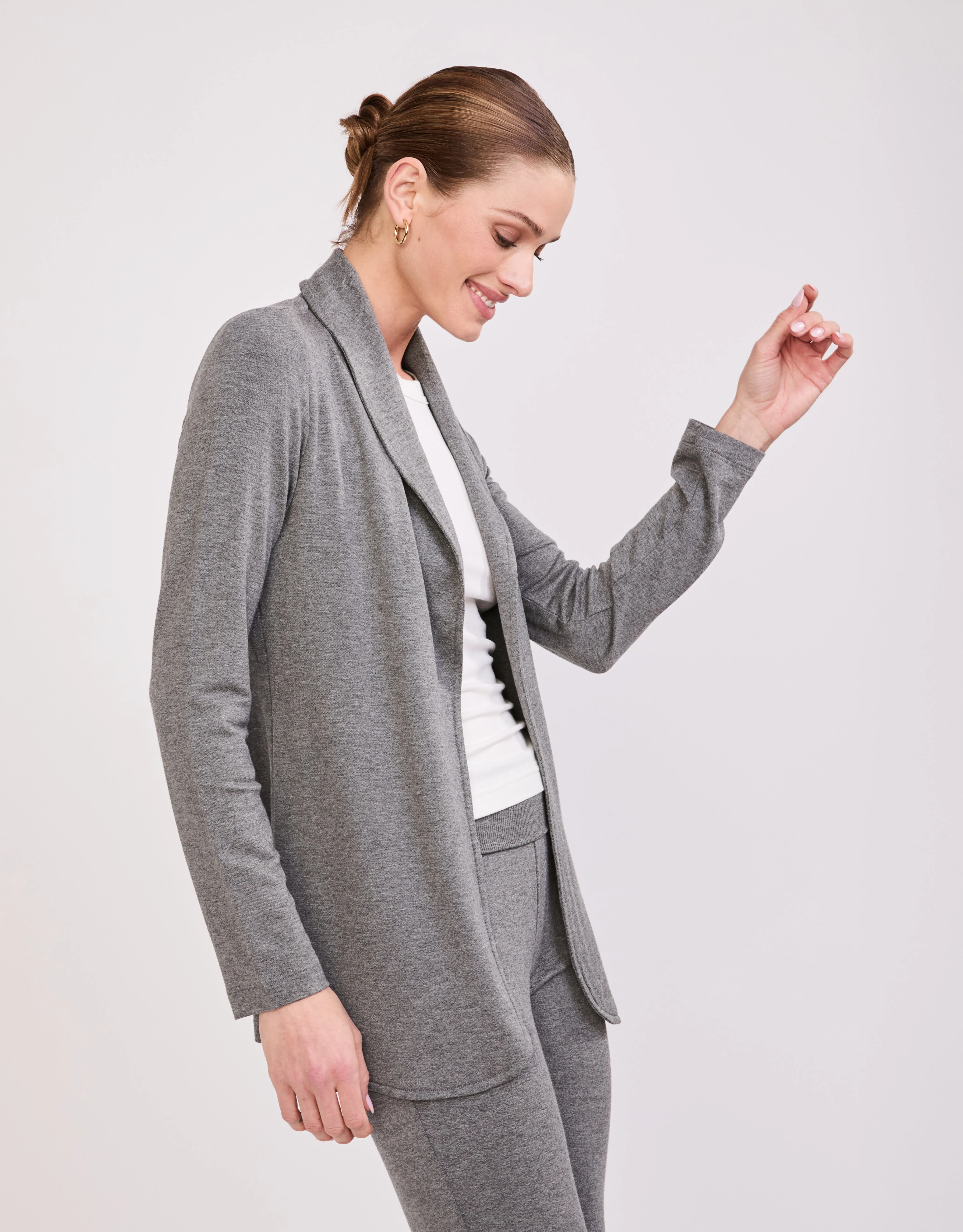 London Blazer - Charcoal sold by The Wheat Collection product image thumbnail 4