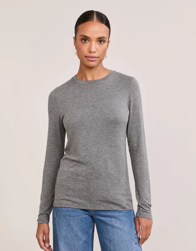 Chicago Long Sleeve - Charcoal sold by The Wheat Collection