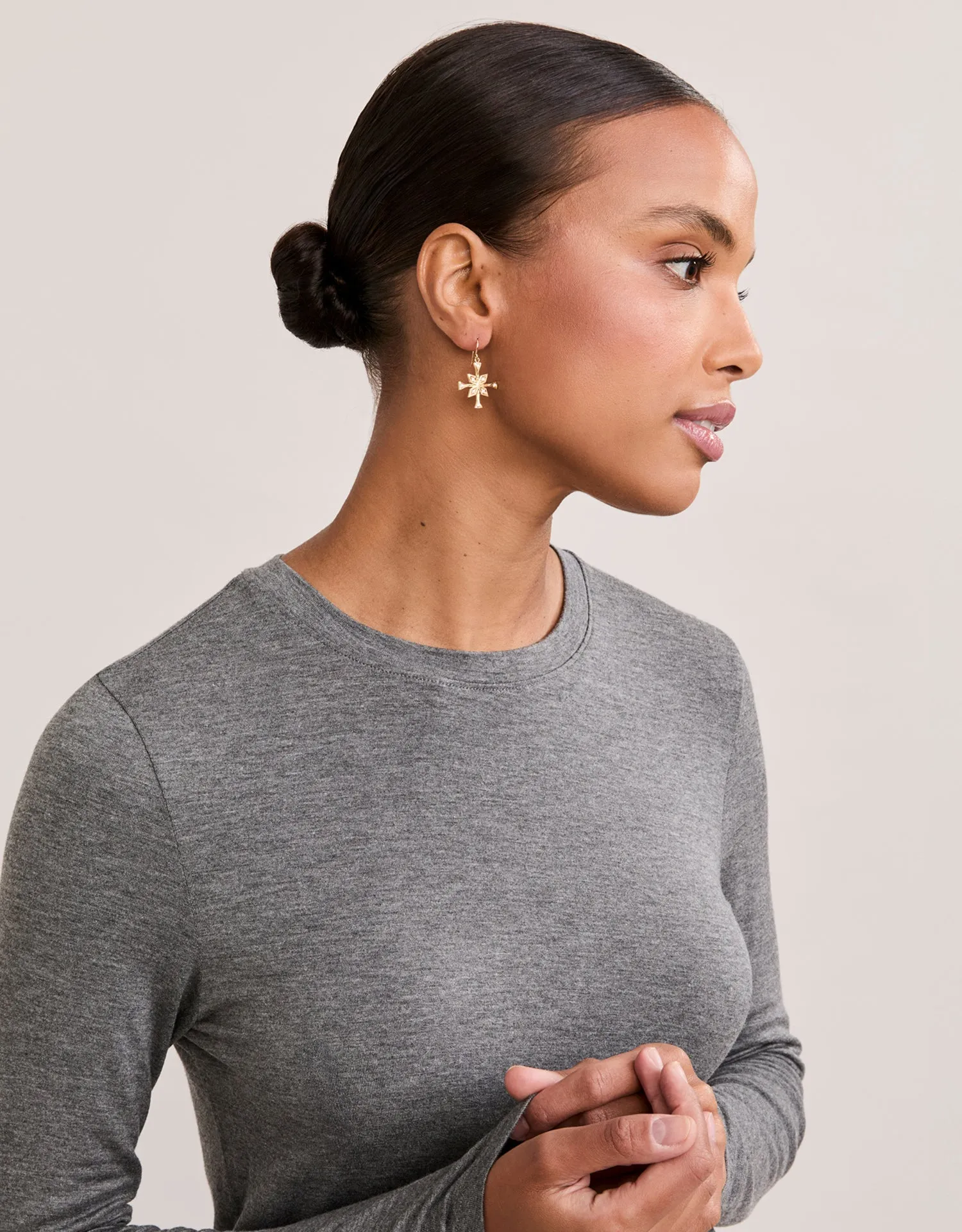 Chicago Long Sleeve - Charcoal sold by The Wheat Collection product image thumbnail 5