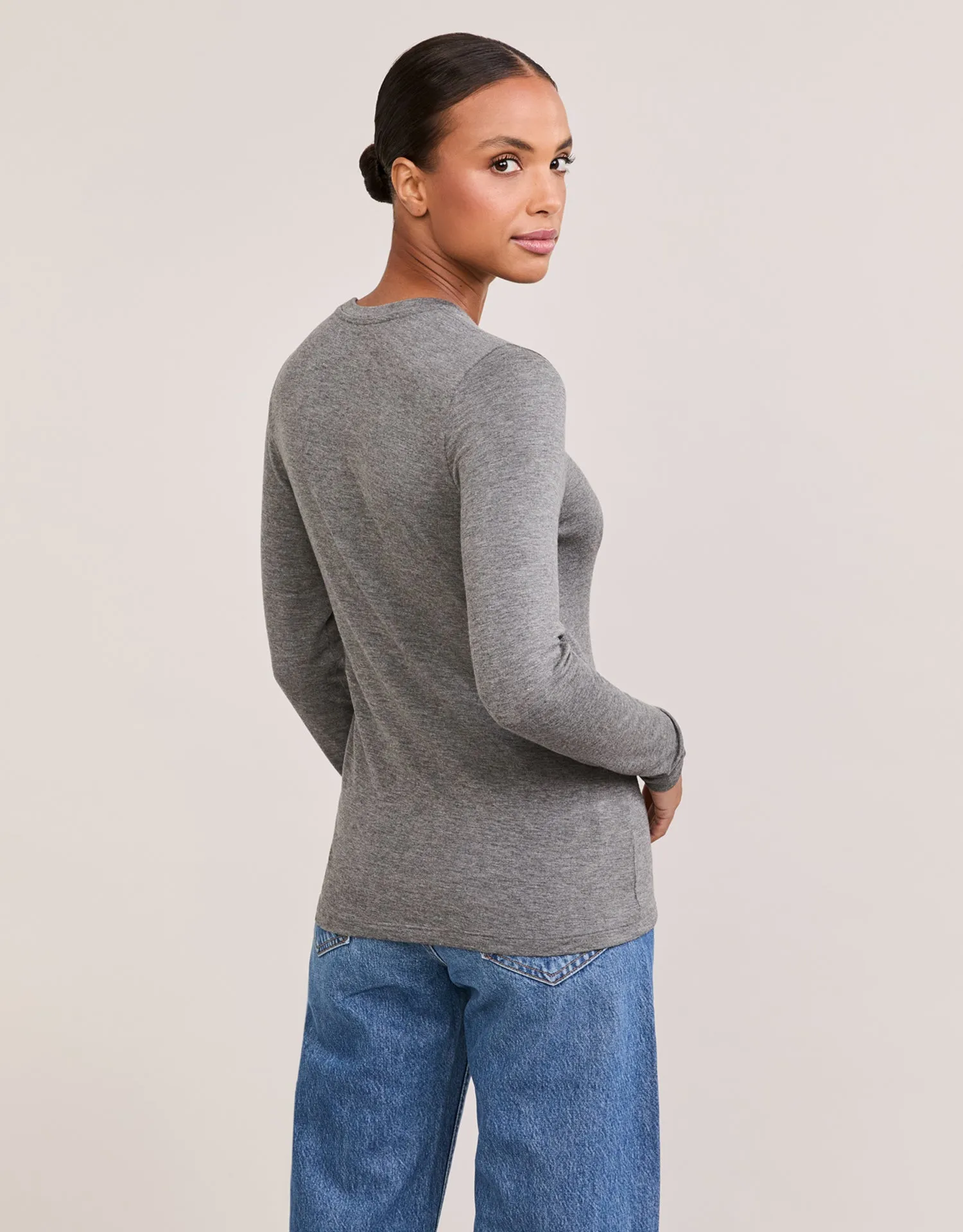 Chicago Long Sleeve - Charcoal sold by The Wheat Collection product image thumbnail 3