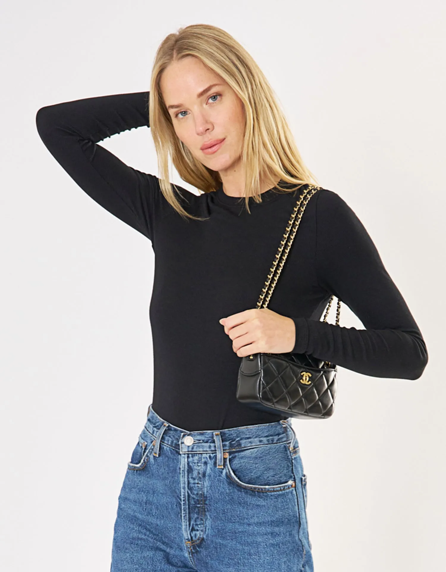 Chicago Long Sleeve - Black sold by The Wheat Collection