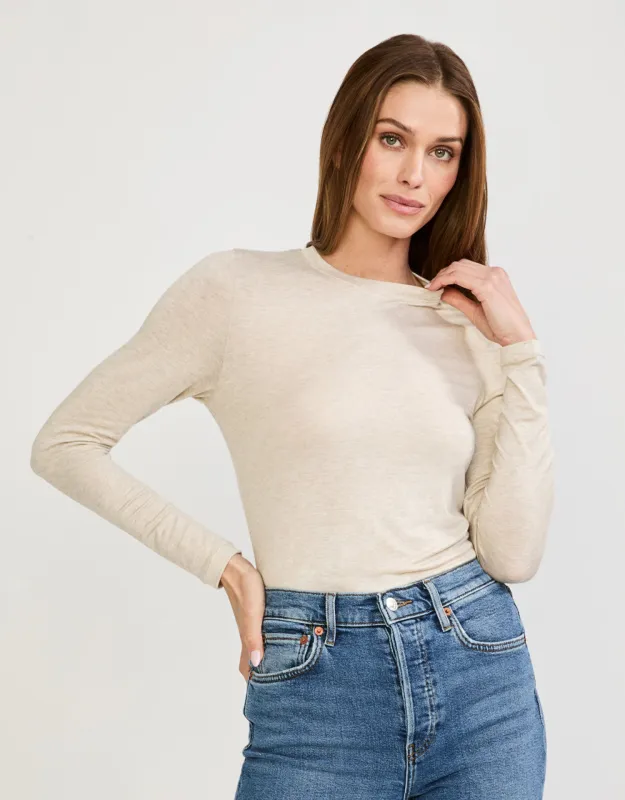 Chicago Long Sleeve - Oatmeal sold by The Wheat Collection