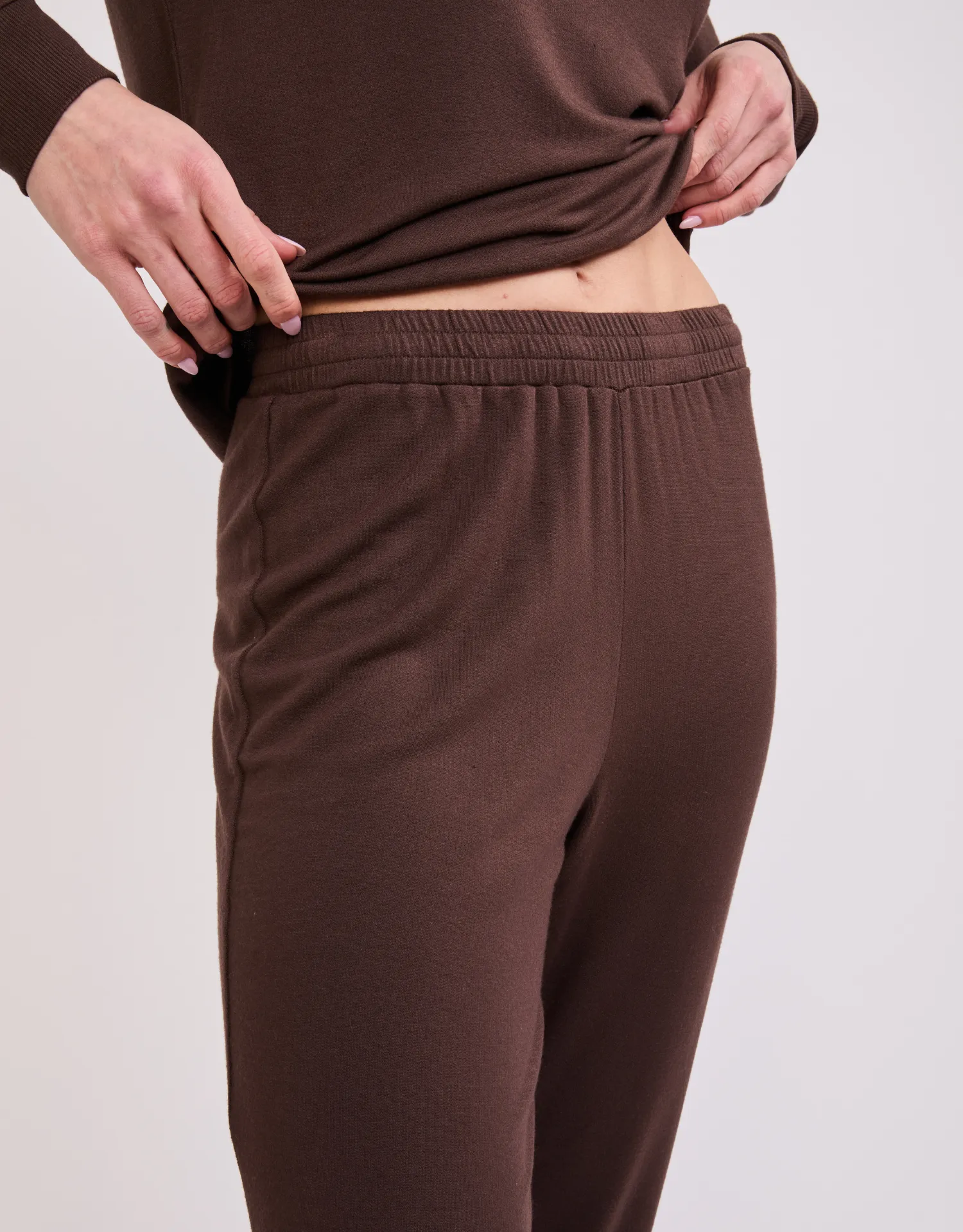 Alexandria Sweatpant - Espresso sold by The Wheat Collection product image thumbnail 3