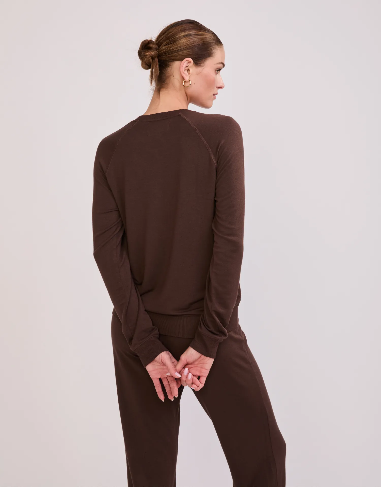 Alexandria Sweatpant - Espresso sold by The Wheat Collection product image thumbnail 2