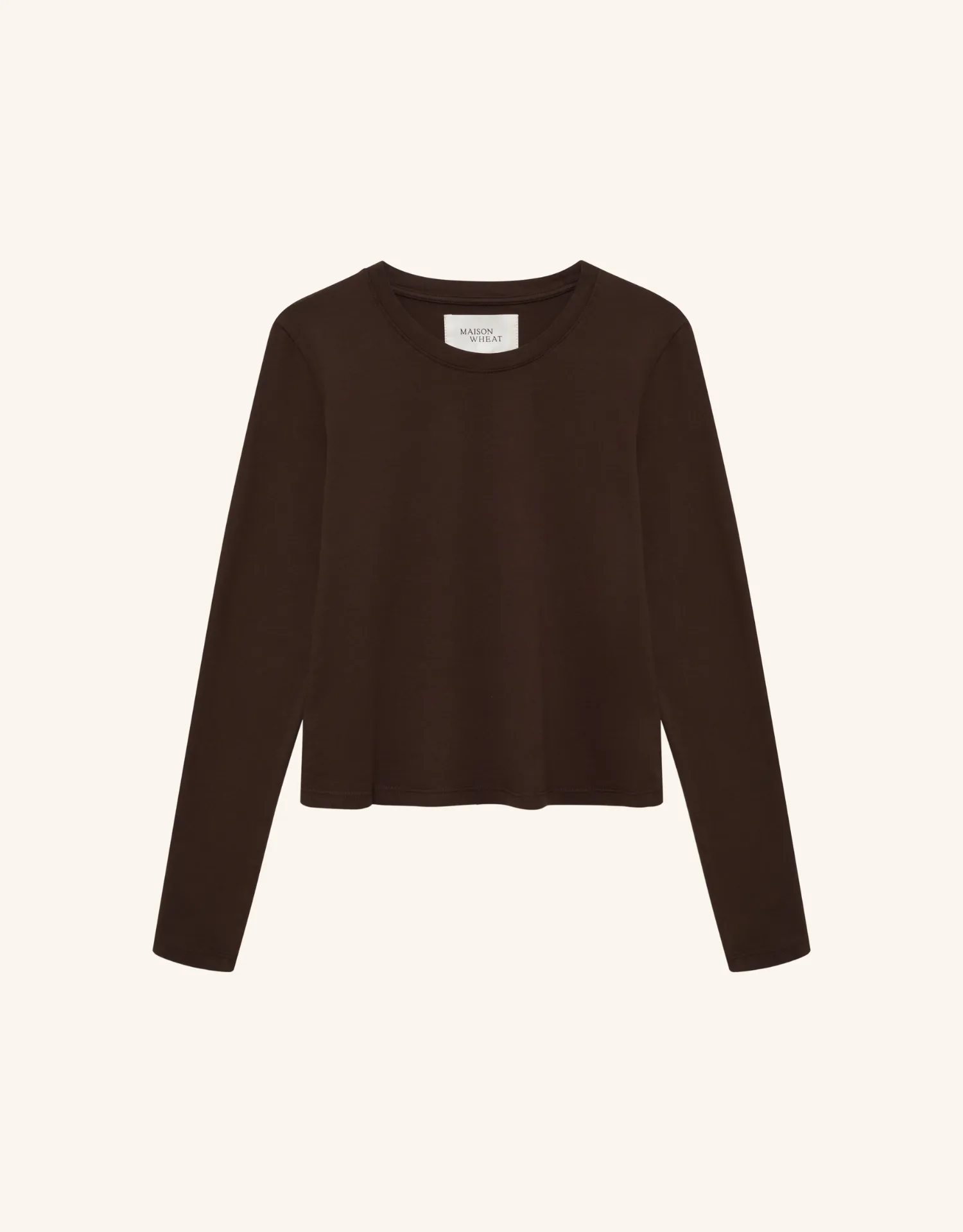 Austin Long Sleeve Tee - Espresso sold by The Wheat Collection product image thumbnail 5