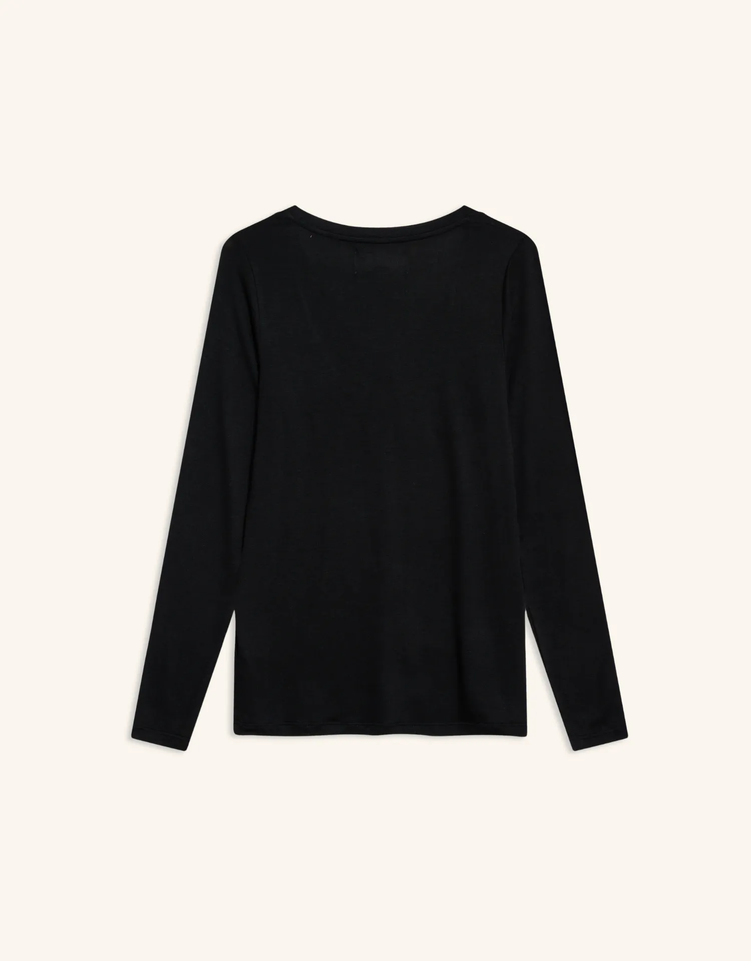 Memphis Long Sleeve V Neck Tee - Black sold by The Wheat Collection product image thumbnail 5