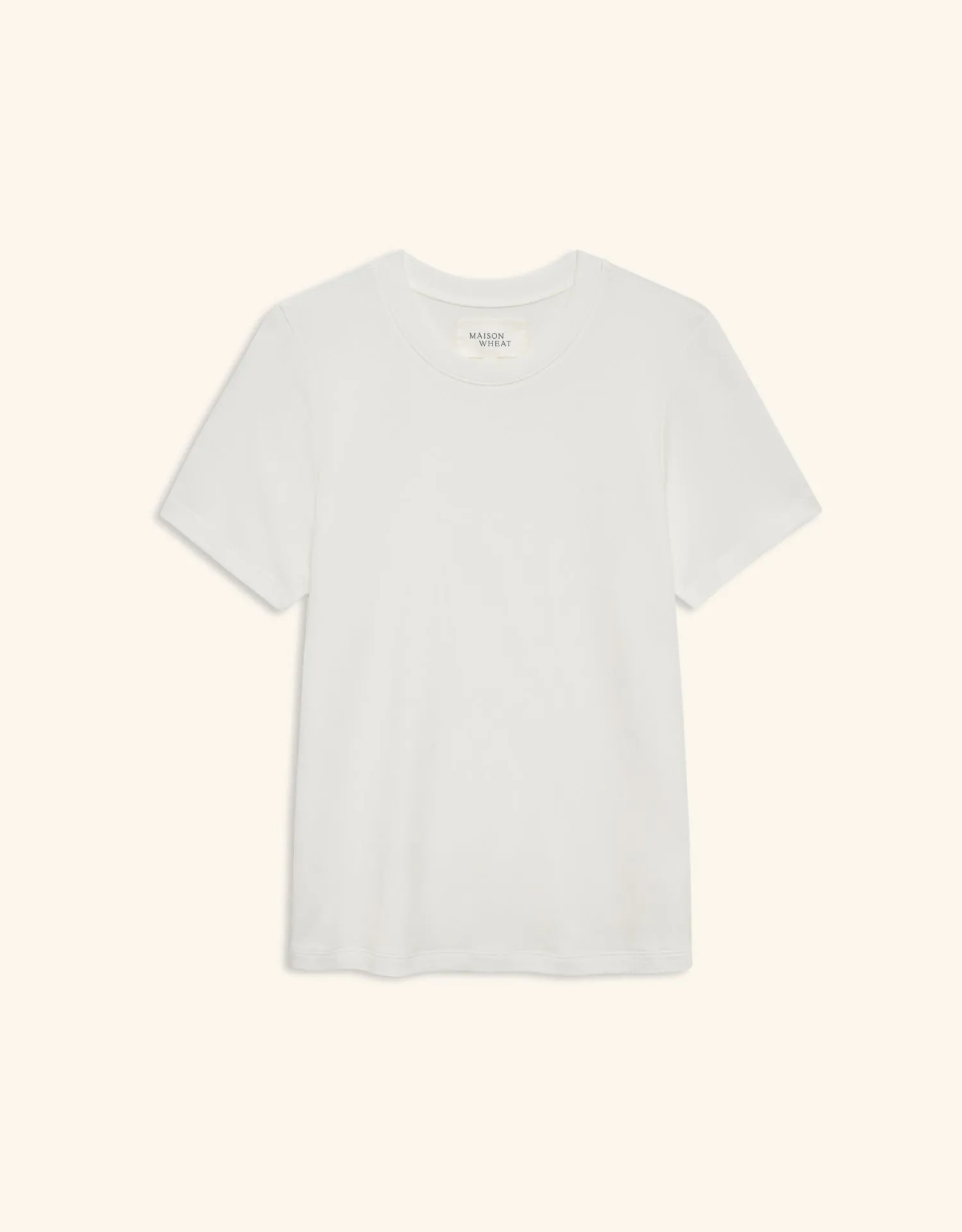 St. Tropez Crew Neck Tee - White sold by The Wheat Collection product image thumbnail 5
