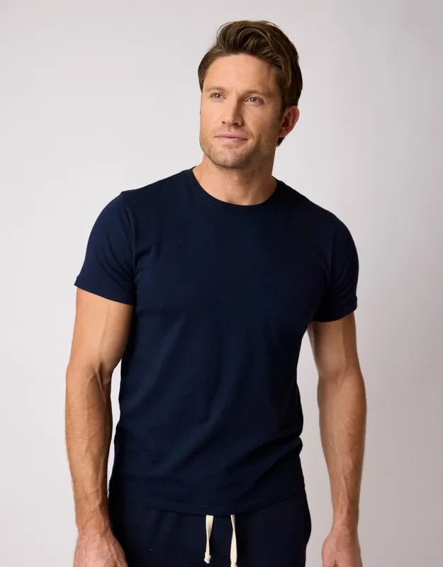 Ojai Tee - Navy sold by The Wheat Collection