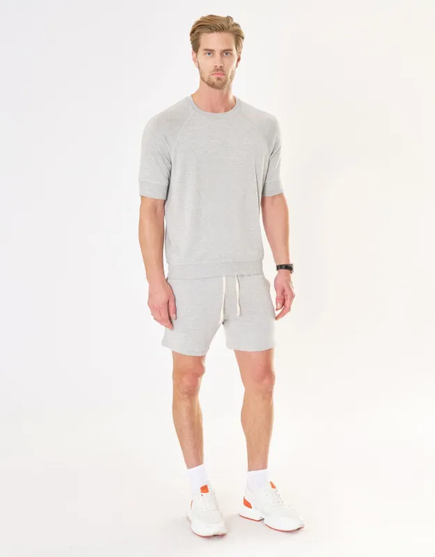 Nantucket Short - Heather Grey sold by The Wheat Collection