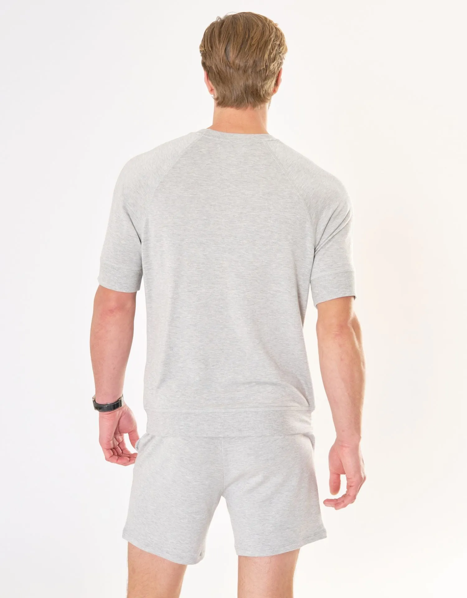 Nantucket Short - Heather Grey sold by The Wheat Collection product image thumbnail 2