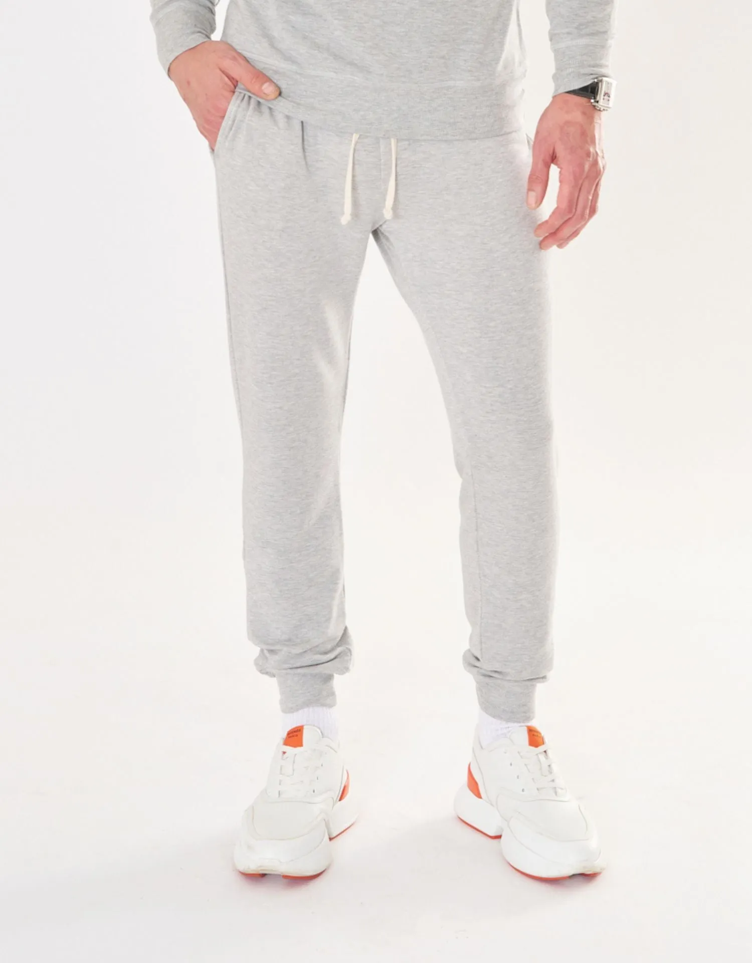 San Diego Sweatpant - Heather Grey sold by The Wheat Collection product image thumbnail 2